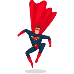 sticker mural hero deco chambre