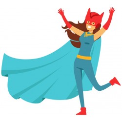 sticker mural hero garcon