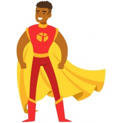 sticker mural super girl chambre fille