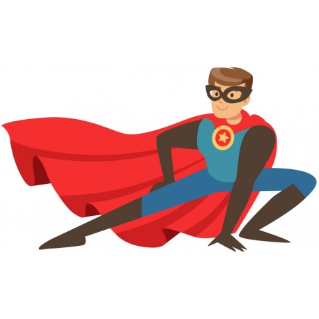 sticker super hero