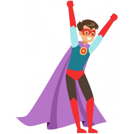 sticker super man chambre enfant