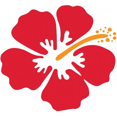 autocollant mural tiare chambre