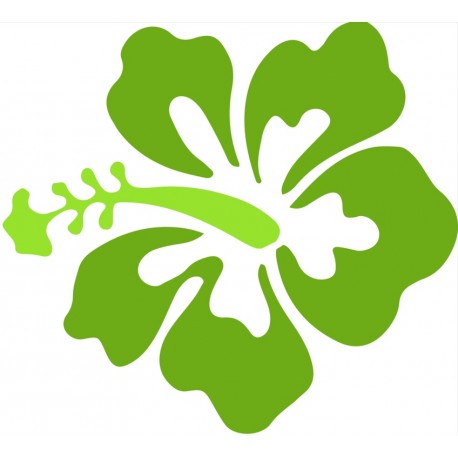 autocollant mural tiare noir et blanc