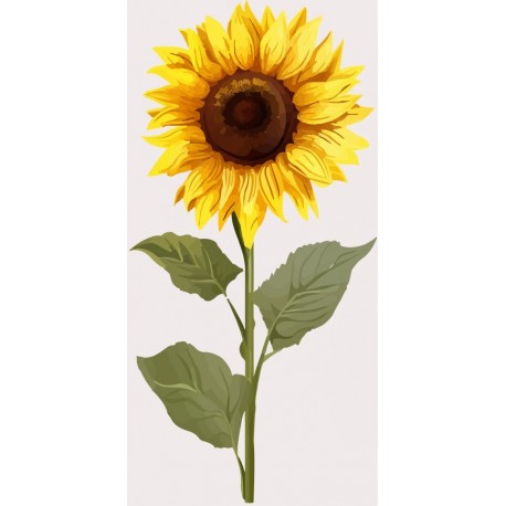 stickers tournesol decoratif