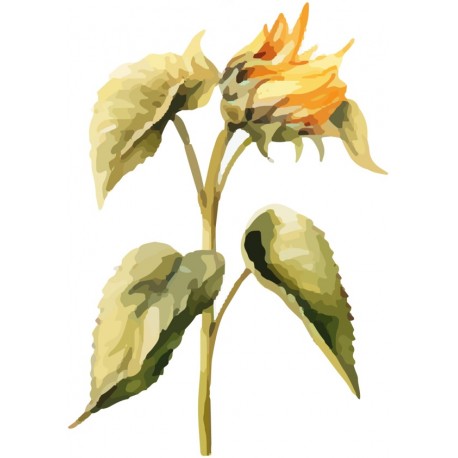 sticker tournesol champs