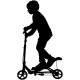 autocollant mural trottinette deco enfant