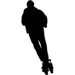 autocollant mural trottinette decoratif