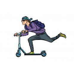 autocollant trottinette deco