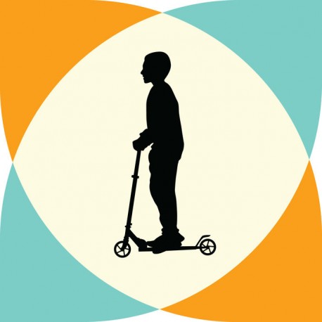 autocollant trottinette deco garcon