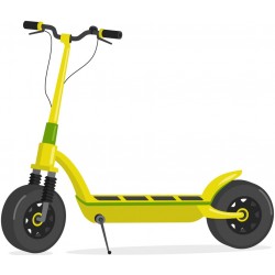 stickers trottinette gris