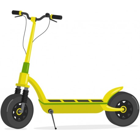 stickers trottinette gris