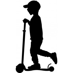 sticker trottinette decoration garcon