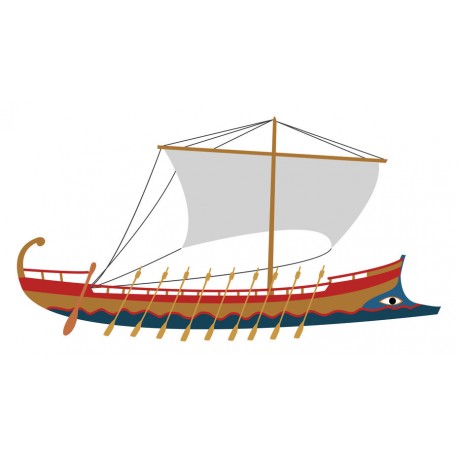 autocollant mural viking fille