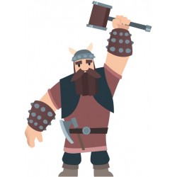 autocollants viking deco