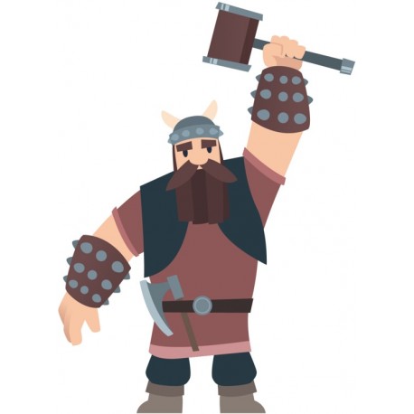 autocollants viking deco