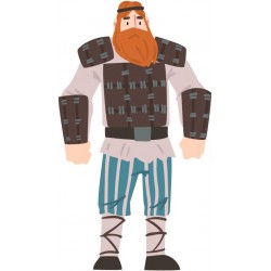 autocollants viking fille