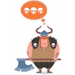 stickers viking garcon