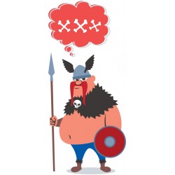 sticker viking chambre garcon