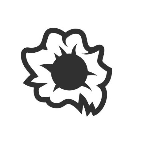 autocollant mural cartouche arme