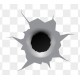 autocollants balle arme
