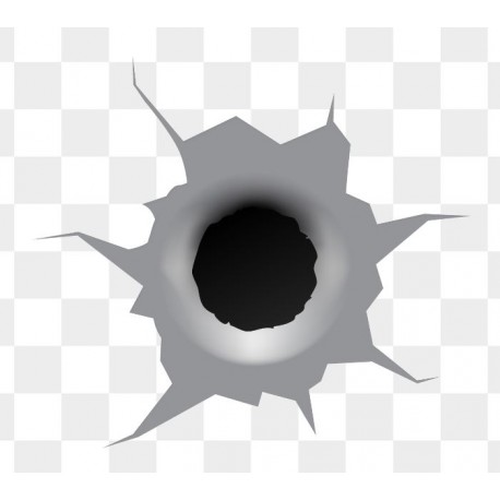 autocollants balle arme