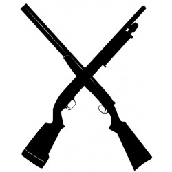 sticker cible de balle arme