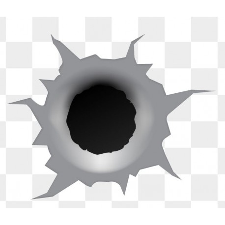 stickers impacte de balle