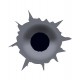 stickers muraux impacte de balle noir et blanc