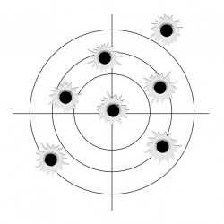 stickers muraux impacte de balle