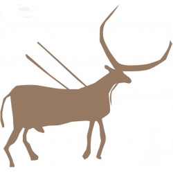 stickers muraux impacte de balle geant