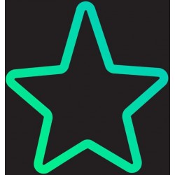 autocollants muraux etoile fillante