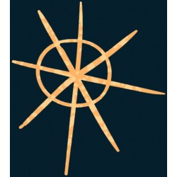 autocollants muraux etoile flashy