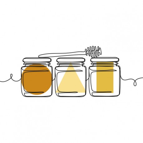 autocollant petit pot