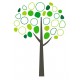 autocollant mural arbre