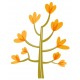 autocollant mural arbre automne
