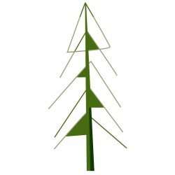 autocollants muraux arbre jaune