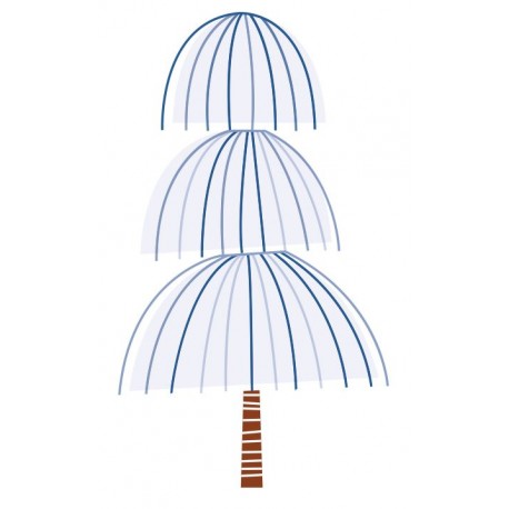 sticker mural sapin sans feuilles