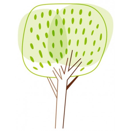sticker muraux arbre design