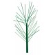 sticker muraux arbre dessin vert