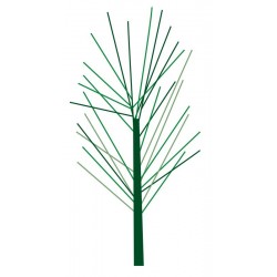 sticker muraux arbre dessin vert