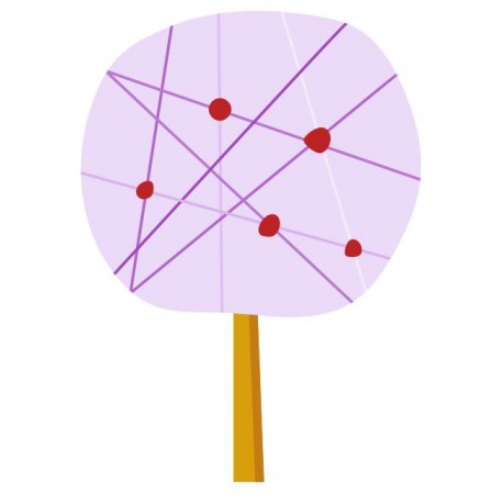 stickers mural arbre jaune