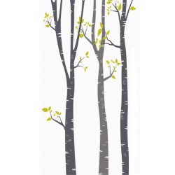 sticker mural bouleau