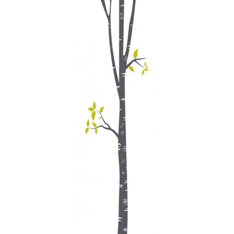 sticker muraux bouleaux