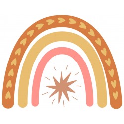 autocollant arc en ciel