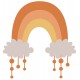 sticker mural arc en ciel