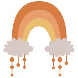 sticker mural arc en ciel
