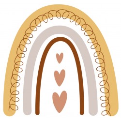 stickers arc en ciel geant