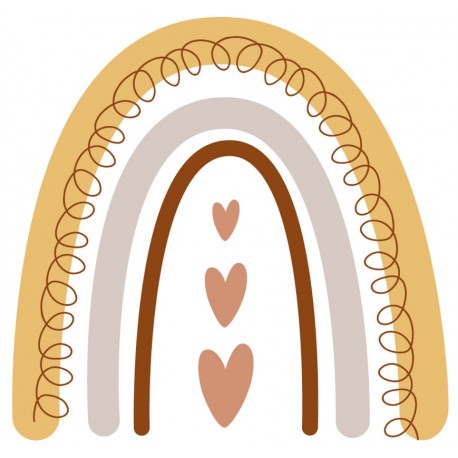 stickers arc en ciel geant