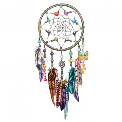 attrape reve stickers plume chambre