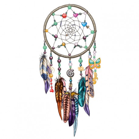 attrape reve stickers plume chambre